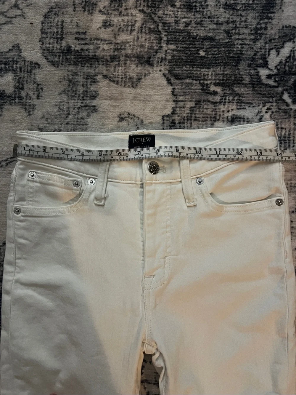 J. Crew Off-White Skinny Jeans